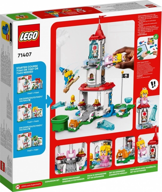 LEGO Super Mario Pisica Peach și Turnul Înghețat set de extindere