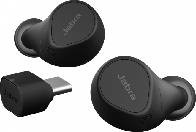 Căști wireless Jabra cu USB-C și pad de încărcare MS