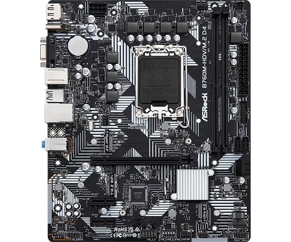 Placă de bază B760M HDV M.2 DDR4 compatibilitate Intel