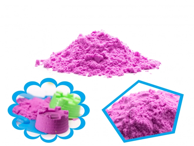Piasek kinetic verde în punguță 1kg – Violet