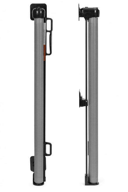 Barieră de siguranță retractabilă ECOTOYS pentru scări și uși, 150 cm, gri