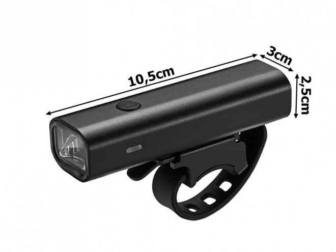 Lumină LED frontală de bicicletă impermeabilă cu baterie reîncărcabilă