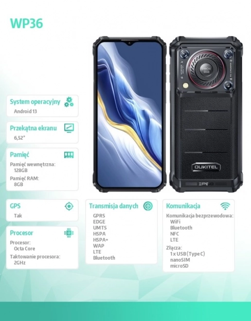 Smartphone WP36 4G 8/128GB Negru