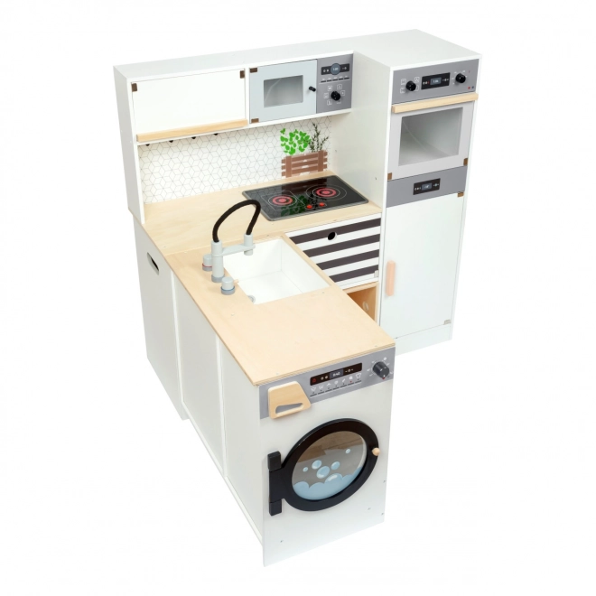 Bucătărie modulară mică din lemn XL