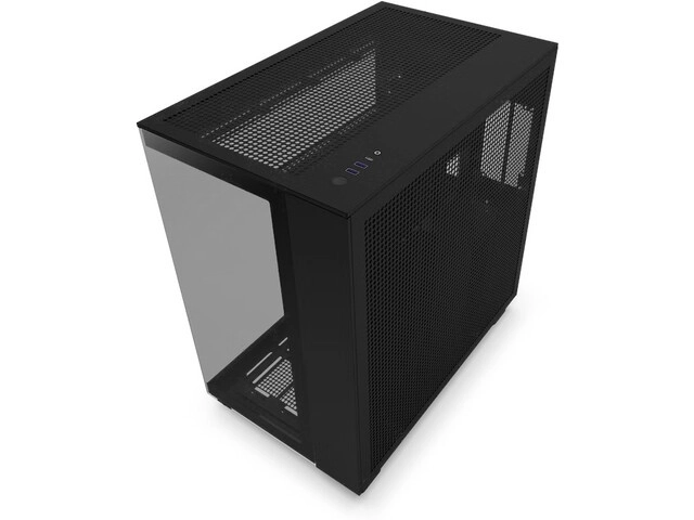 Carcasă NZXT H9 Flow cu fereastră negru