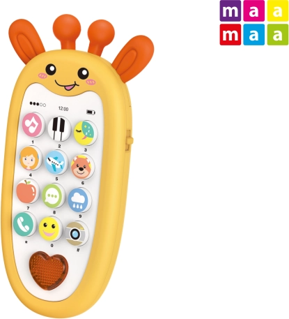 Telefon pentru copii Girafoi cu efecte 13,5 cm