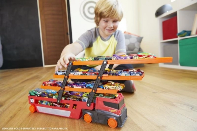 Mega Transporter Hot Wheels 50. aniversare