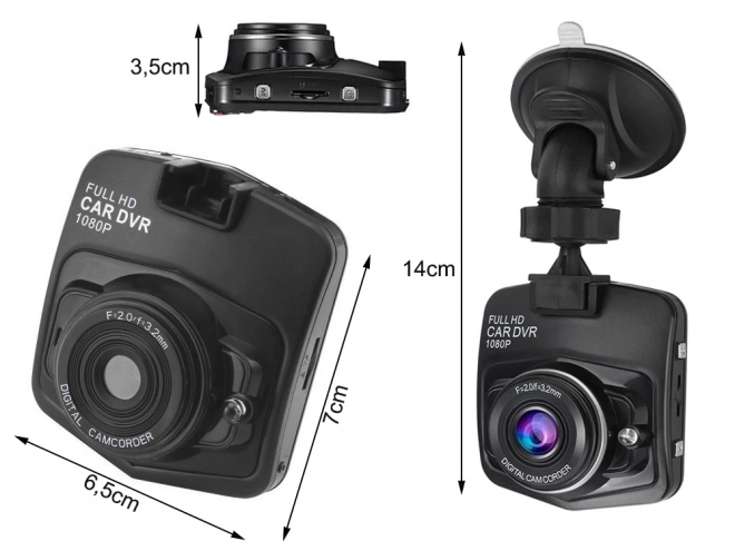 Camera auto Full HD cu ecran lcd