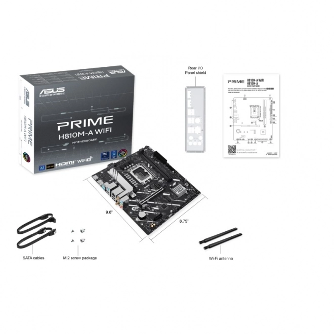 Placa de bază ASUS PRIME H810M-A WiFi mATX cu USB-C și DDR5
