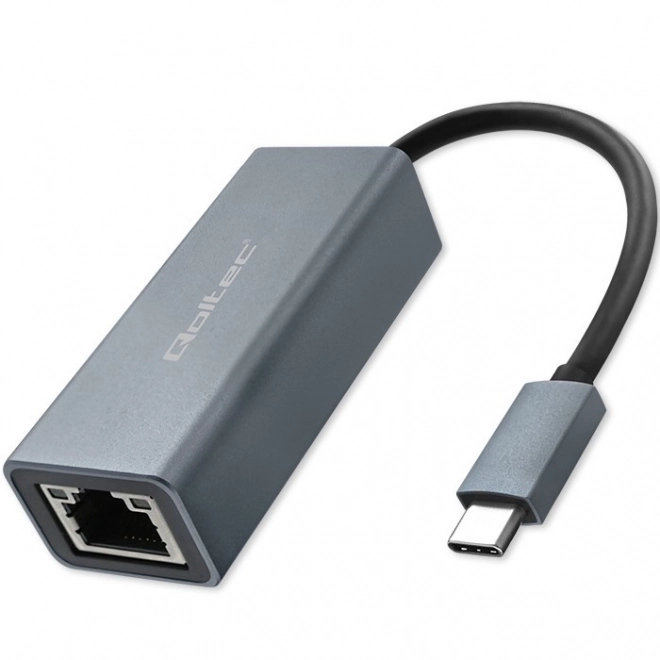 Adaptor USB-C la RJ45 Ethernet 1000Mbps cu carcasă din aluminiu