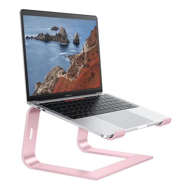 Suport reglabil pentru laptop roz-auriu Omoton