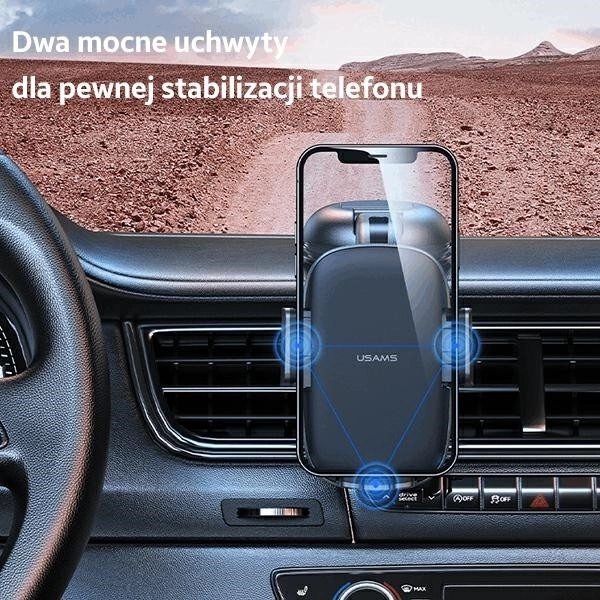 Suport auto cockpit sau parbriz negru