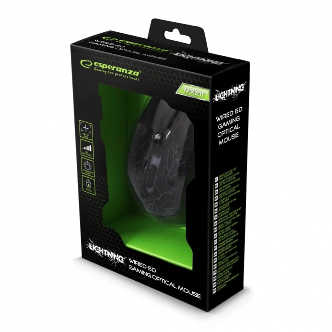 Mouse de gaming cu fir Esperanza