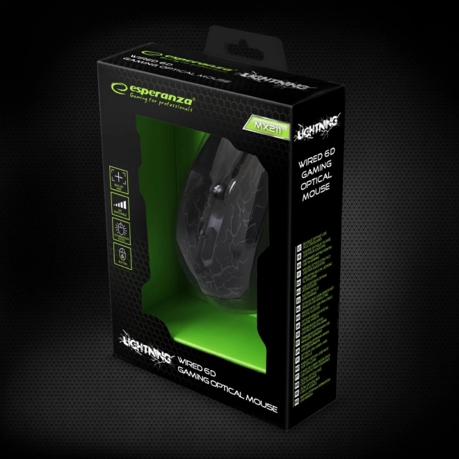 Mouse de gaming cu fir Esperanza