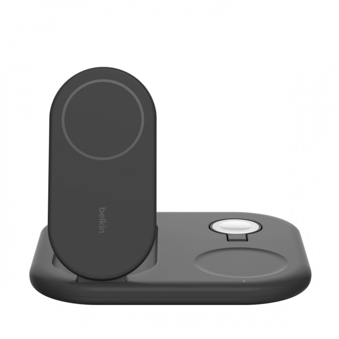 Încărcător magnetic pliabil 3 în 1 Qi2 15W negru