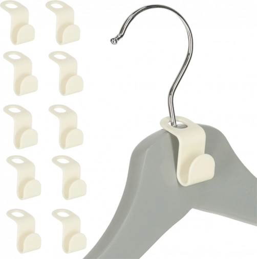 Cârlige pentru umerașe de dulap – organizator, set 10 buc