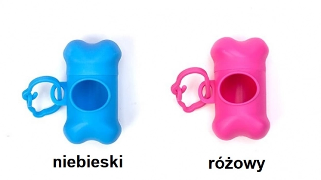 Suport pentru pungi de excremente de câine os – Roz