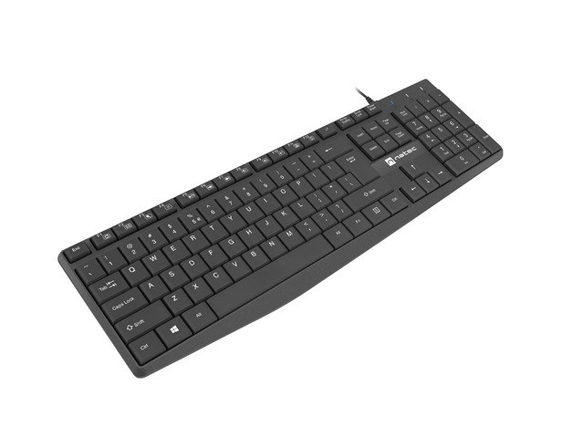 Tastatură Nautilus Slim Neagră