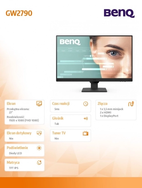 Monitor LED de 27 de inci BenQ