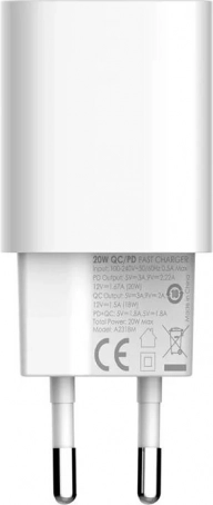 Încărcare rapidă 20W cu PD/QC