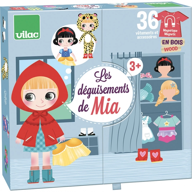 Puzzle magnetică cu designerul Mia