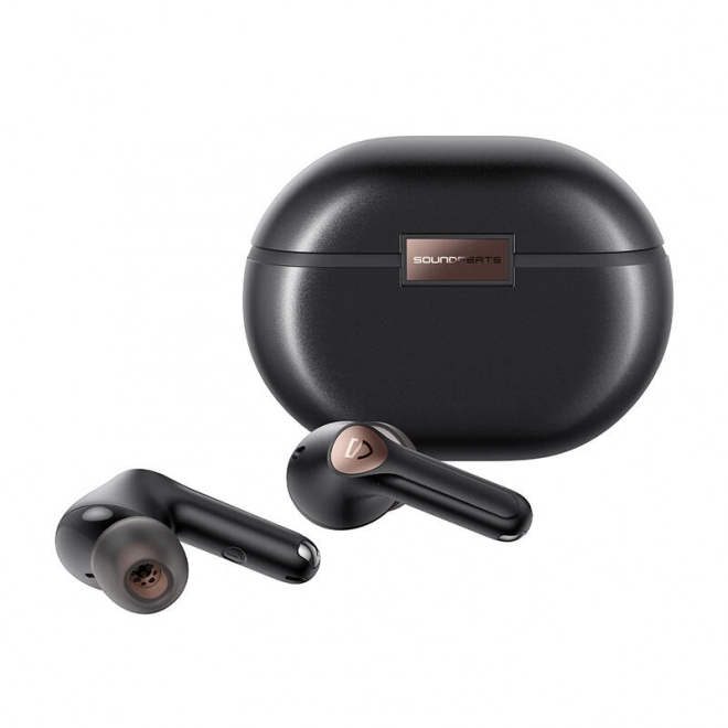Căști wireless cu ANC Soundpeats Air 4 Pro negre