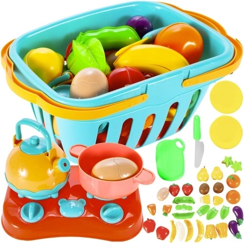 Legume și fructe de tăiat cu coșuleț 22877