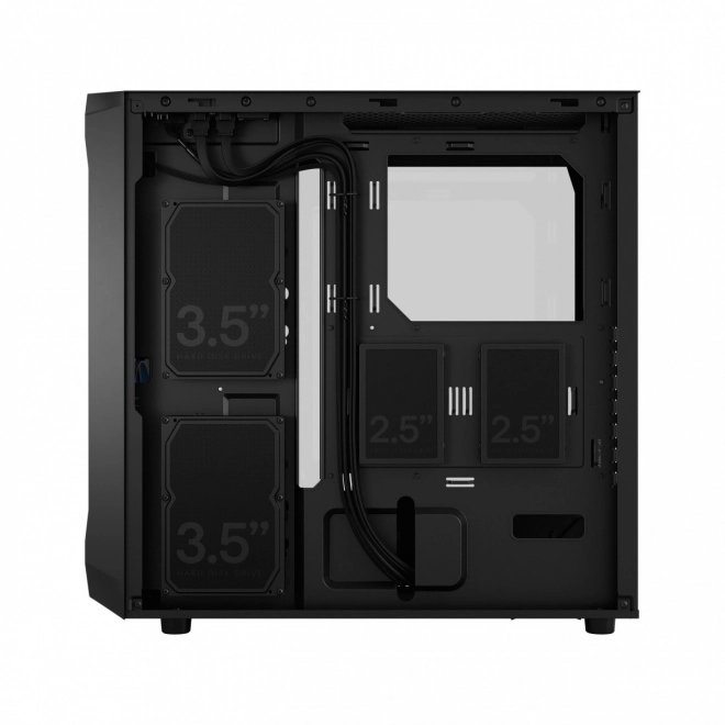 Carcasa Focus 2 RGB Negru TG Clear Tint