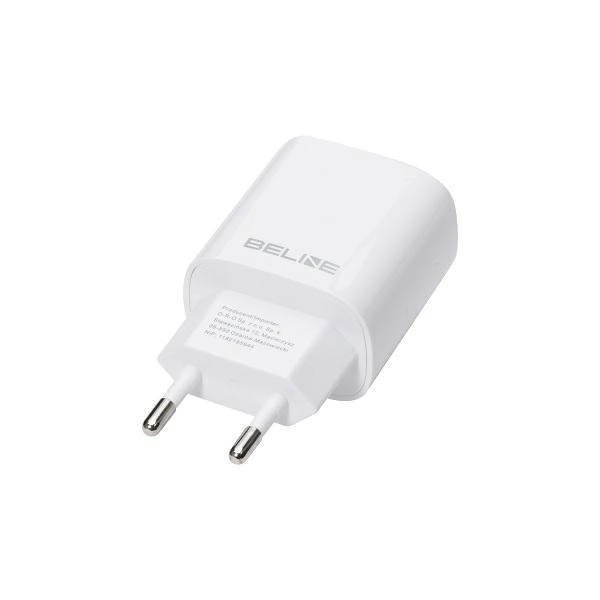 Încărcător de rețea 30W GaN USB-C + USB-A – Alb