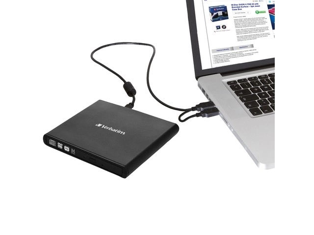 Unitate externă Verbatim DVD-RW USB 2.0 Slim