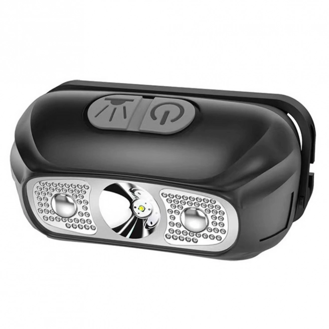 Lanternă frontală LED cu două moduri și USB
