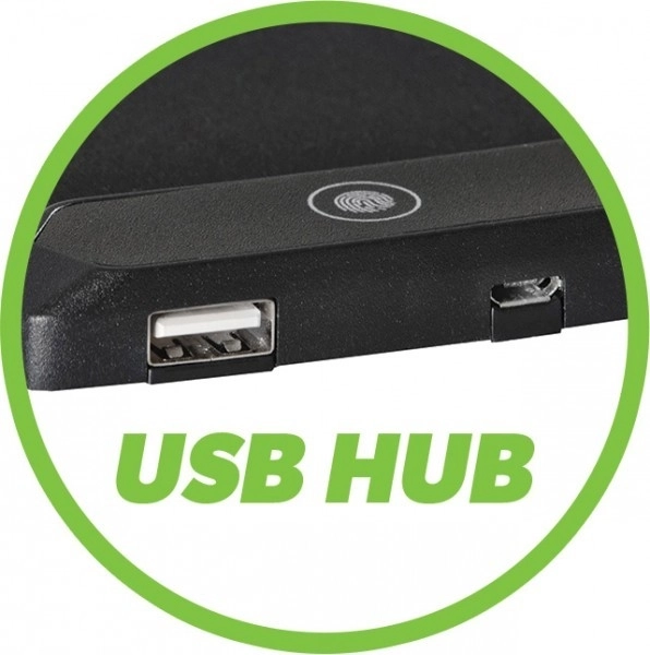 Podkładka LED Long cu hub USB