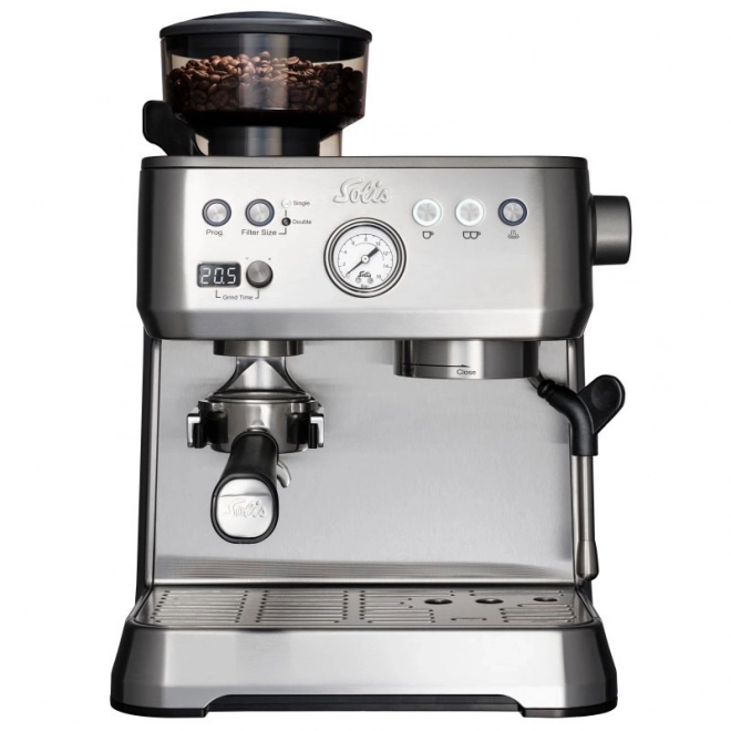 Espressor Solis Grind & Infuse Perfetta argintiu