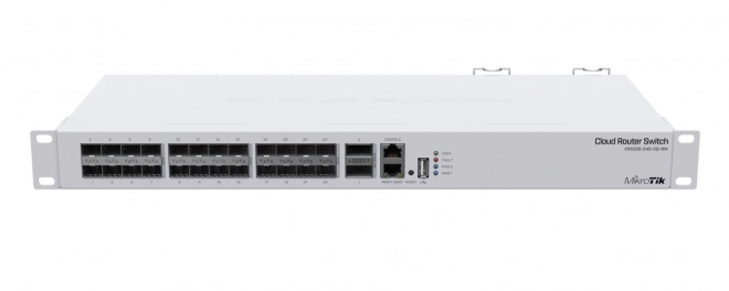 Comutator Mikrotik CRS326-24S+2Q+RM pentru rețele de mare viteză