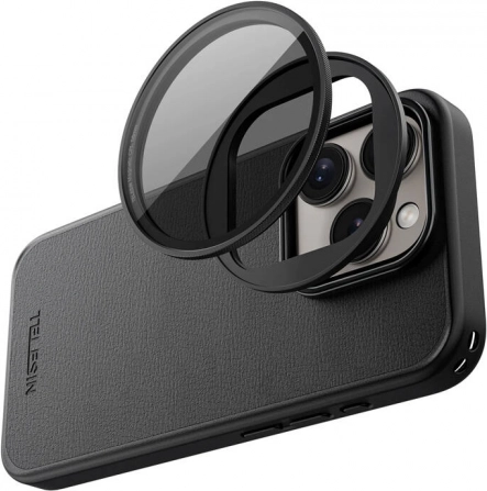 Husă magnetică cu filtru pentru iPhone 15 Pro Max