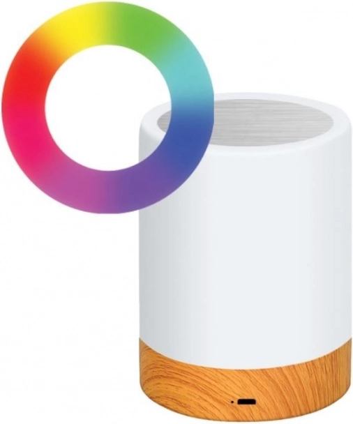 Lampă de noapte LED colorată wireless