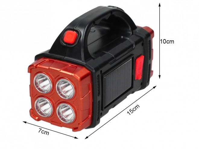 Lampa solară portabilă LED cu powerbank