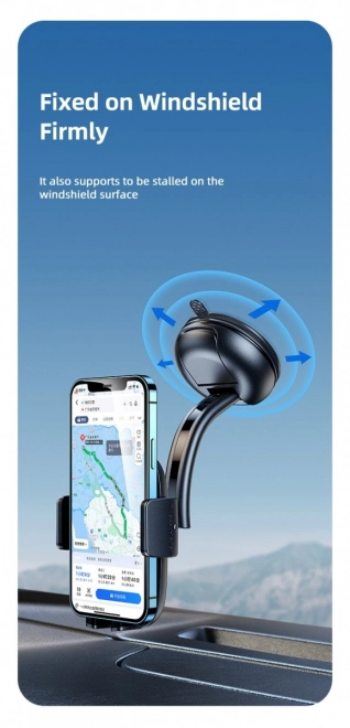 Suport auto cockpit sau parbriz negru