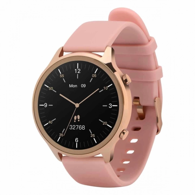 Smartwatch Garett Veronica roz auriu