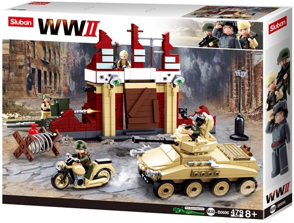 Sluban Bătălia de la Stalingrad – set de construcție compatibil cu LEGO