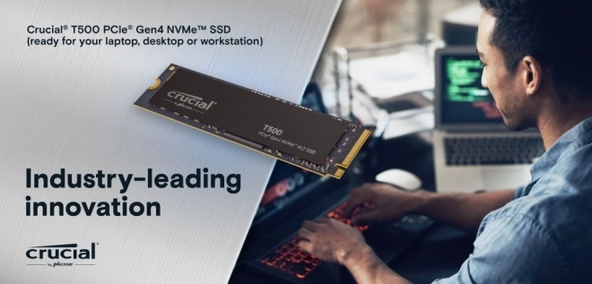 Dysk SSD de mare viteză Crucial pentru gaming și editare