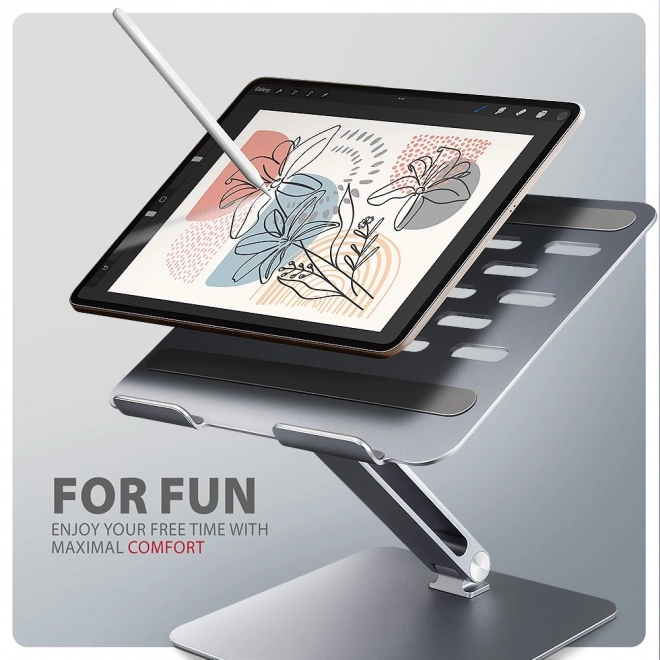 Suport pentru laptop AXAGON STND-LQ din aluminiu, 10-16", unghi ajustabil