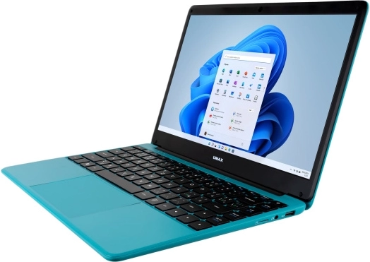 Umax VisionBook 14WRx turcoaz – laptop 14,1" cu Full HD IPS, Intel Celeron și Windows 11 Pro