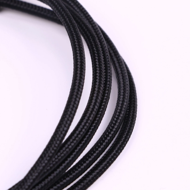 Cablu USB la Micro USB 1.5 m negru cu protecție textilă