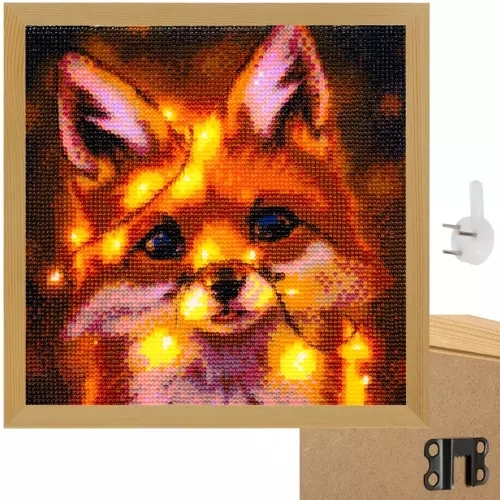 Ramă din lemn de pin pentru picturi tip mozaic 30x30 cm