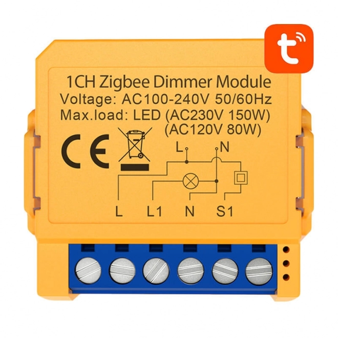 Întrerupător cu priză inteligentă ZigBee Avatto