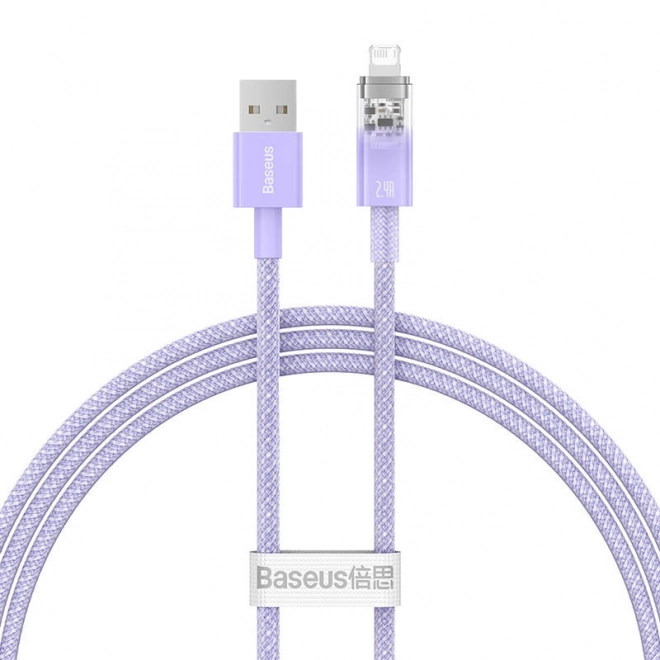 Cablu de încărcare rapidă USB-A la Lightning Baseus Explorer Series 1m