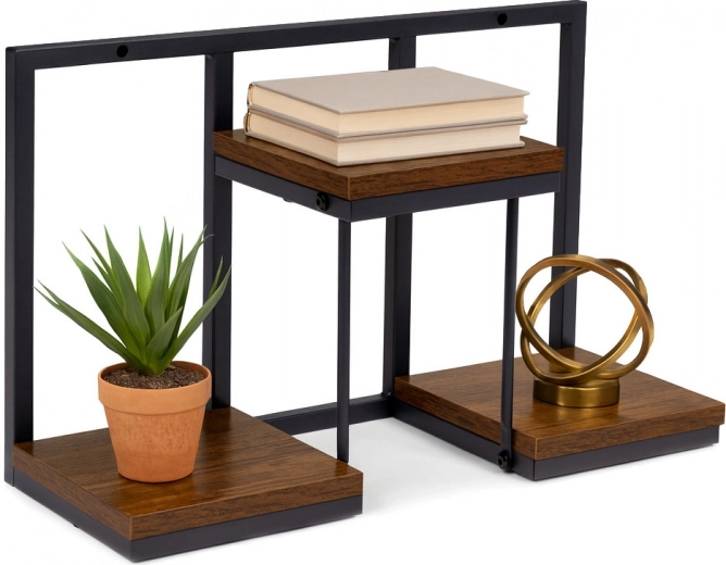 Polițe practice cu decor de lemn