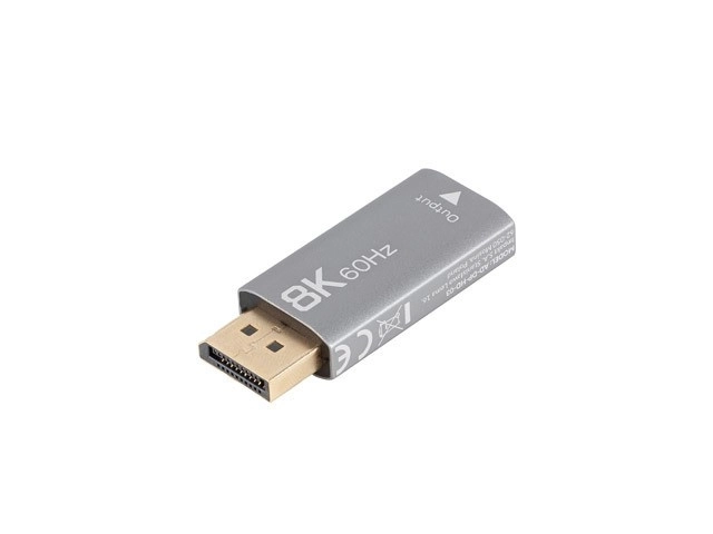 Adaptor DisplayPort la HDMI 8K argintiu