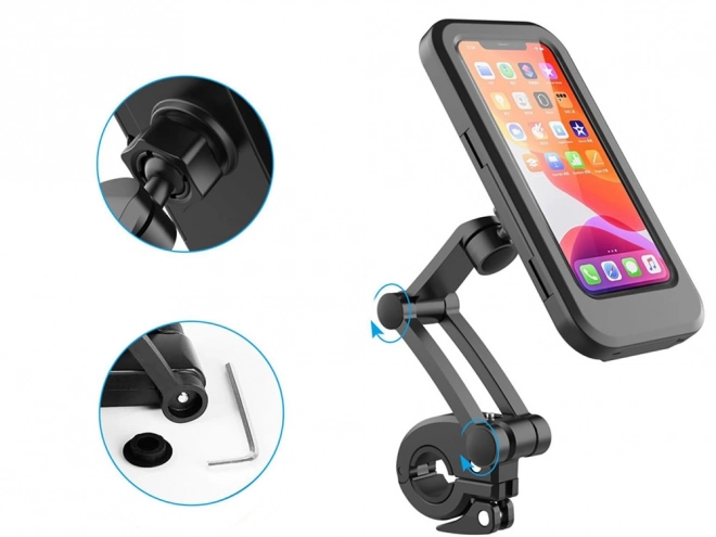Suport telefon impermeabil pentru bicicleta cu rotație 360
